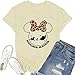 Casual Summer Magical Castle Kingdom Believe in Magic Graphic T Shirts for Women Trendy Cute Loose Fit Vintage Funny Friend Gift Top-XXL LY