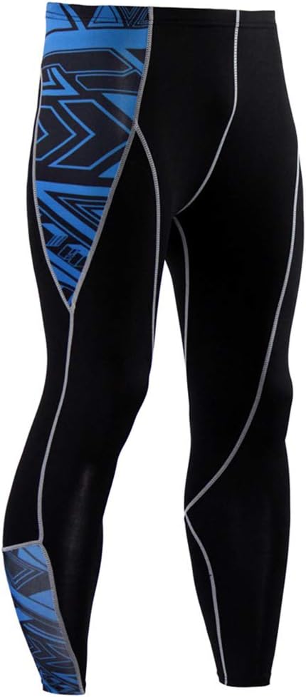 Workout Set Compression Shirt Pants Top Long Sleeve Sports Tight Base Layer Quick Dry & Moisture-Wicking image 3