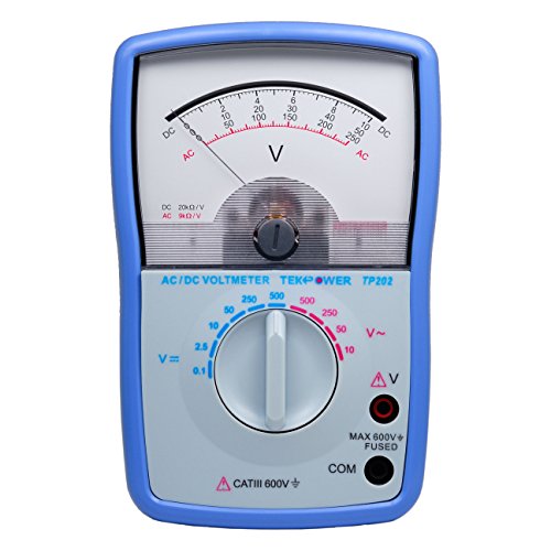 Tekpower Tp202 Ac/Dc 10-Range Analog Voltmeter #TOP26
