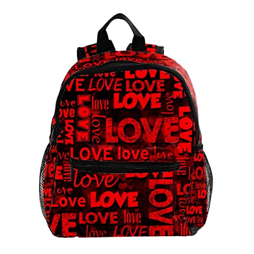 Sac à dos pour enfants rouge : le cadeau idéal avec motif gribouillis