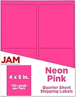 Vista 72 de JAM Paper - Etiquetas de dirección de envío - Envío estándar - 2 x 4 - Blancas - 120/Paquete