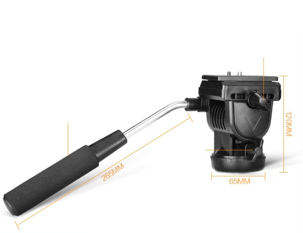 QZSD-Q158 Monopod Tripod for SLR Camera Holder Hydraulic with Degree