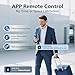 Philips Smart Lock, Smart Door Lock Built-in WiFi, App Remote Control, Keyless Entry Door Lock for Front Door, Deadbolt Lock Auto Lock, Support Alexa & Google, IP54 Waterproof, Black