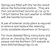 Northern DIY Door Handle Spring Repair Kit (six 2.5-Turn, 2.5mm Thick coils Plus six circlips)