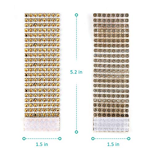 Image of Accmor 100pcs Napkin Rings, Gold Silver Napkin Rings Buckles | Napkin Rings for Table Decorations, Wedding, Dinner, Party, DIY Decoration