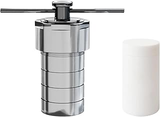 50 mL / 1.69 fl oz Hydrothermal Synthesis Autoclave Reactor with PTFE Lined PTFE High Temperature 230Â°C/446Â°F