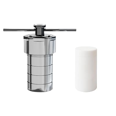 300 mL 10 fl oz Hydrothermal Synthesis Autoclave Reactor with PTFE Lined PTFE High Temperature 230C446F