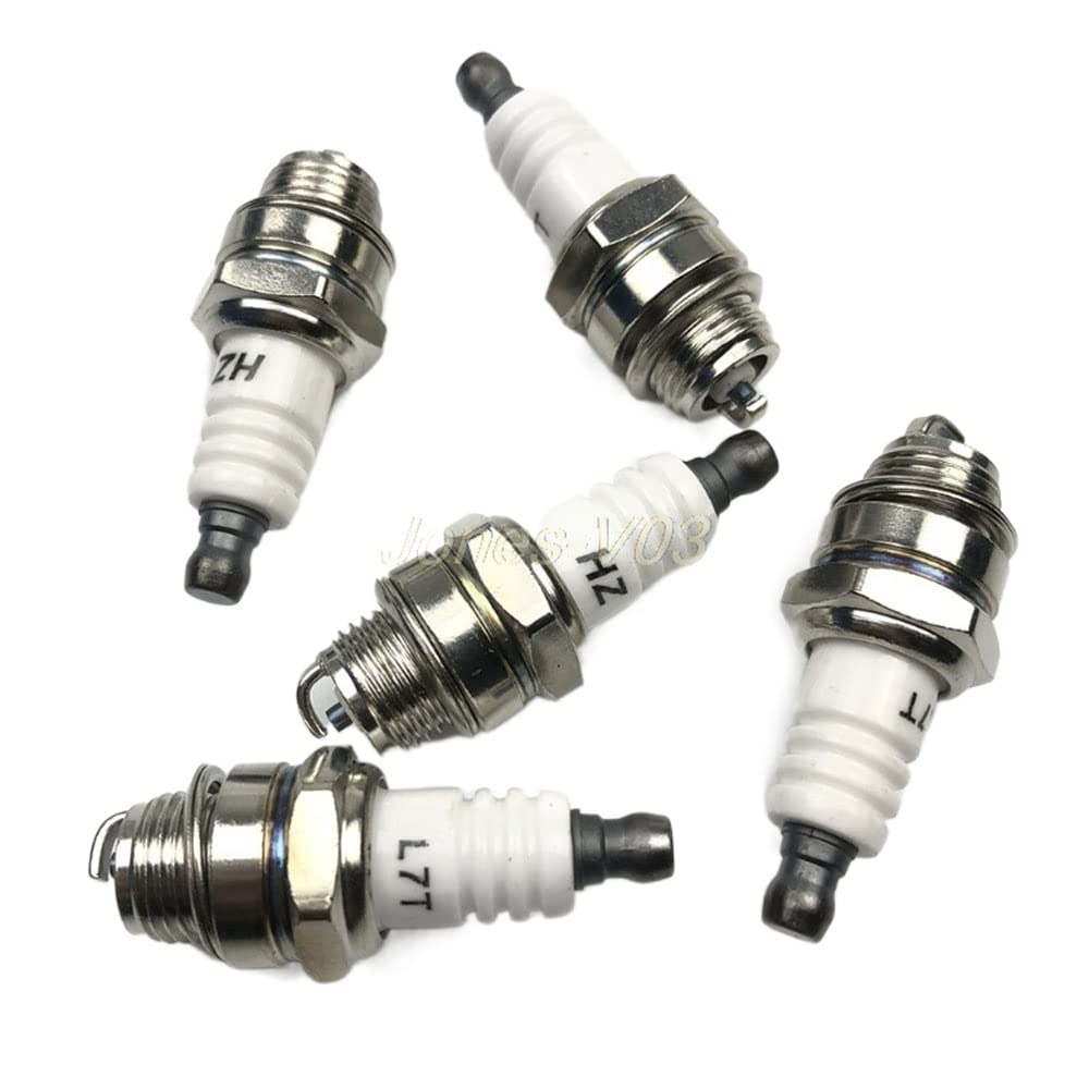 Bougies d'allumage 5 pièces pour souffleur de débroussailleuse L7T BM6A BPMR7A RCJ6Y RCJ7Y WSR5F 33 cc-49 CC, Accessoire de remplacement-V003