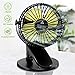 Battery Operated Clip on Fan, HOCOMO Baby Stroller Fan with 3 Speeds 360° Rotation Rechargeable Battery USB Powered Quite Mini Desk Fan for Office, Home, Gym, Dorm, Camping, Travel, Indoor and Outdoor