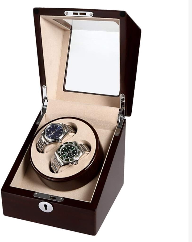 Watch Winders Watch Winder, Rotating Shake Table Ultra Quiet Single Head Mini Portable Electric Motor Box Automatic Mechanical Watches Winding Boxs Watch Box