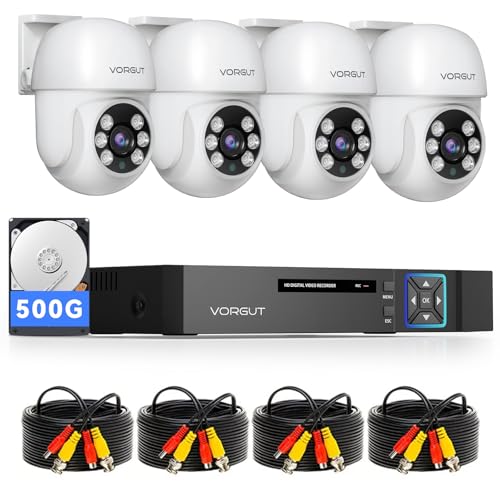 Outdoor 4-Camera Security System with DVR
