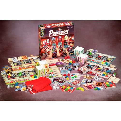 Popcorn juego de mesa estrategia para 2 a 4 jugadores miniatura 6