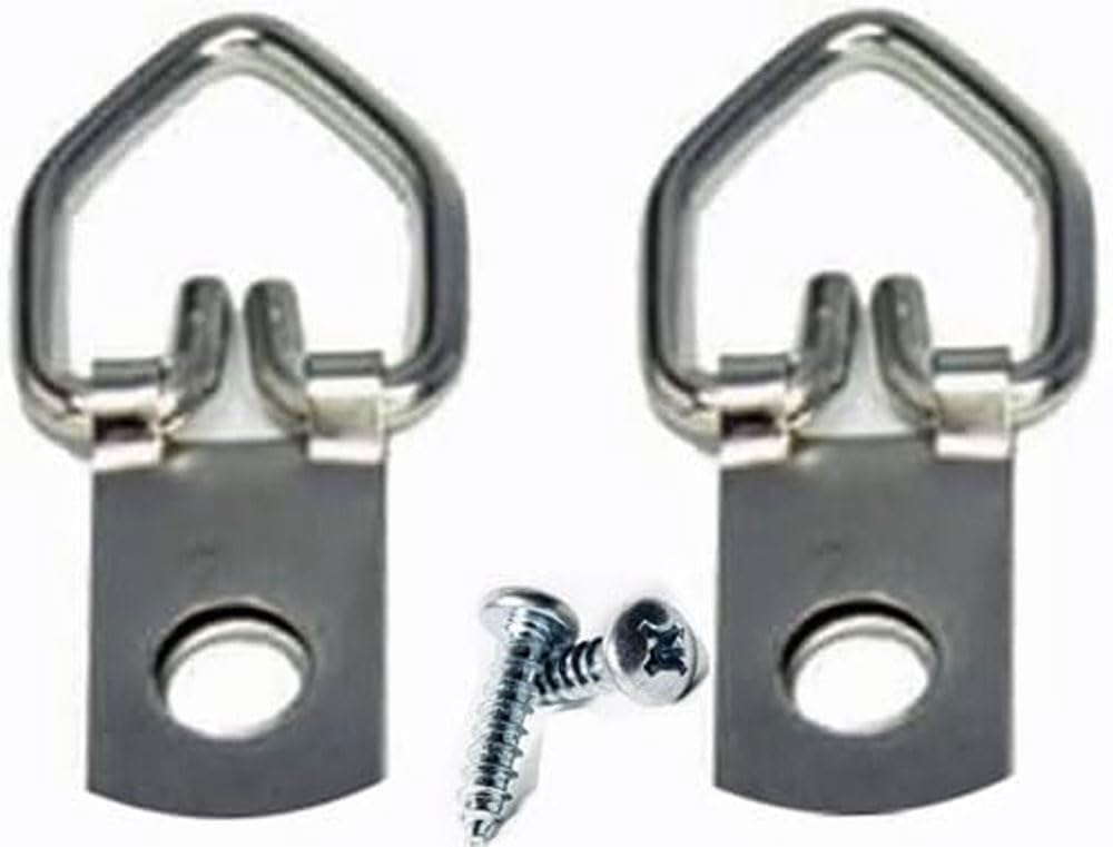 Colgador de imagen de anillo en D con tornillos de alta resistencia pack de 10 unidades