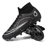 Soccer Ceats Mens Women Football Cleats Tacos de Futbol para Hombre Outdoor Zapatos para Futbol para Hombres High Top Cleats Turf Soccer Shoes Men Futsal Shoes Professional Soccer Cleats AG/FG