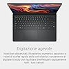 Dell 15 Laptop DC15255 15,6" FHD (1920 x 1080) 120Hz, AMD Ryzen 5 7520U, Grafica Radeon 610M, 8GB LPDDR5 RAM, 512GB SSD, Windows 11 Home, Tastiera Retroilluminata QWERTY – Nero Carbonio