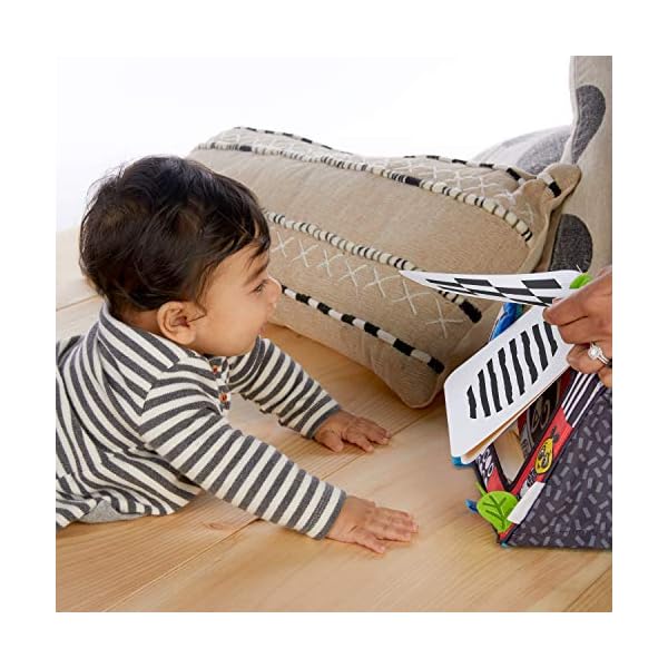Baby Einstein, Flip For Art, Spiegel und Karten mit starken Kontrasten, perfekt zum Spielen in der Bauchlage oder für… – Bild 4