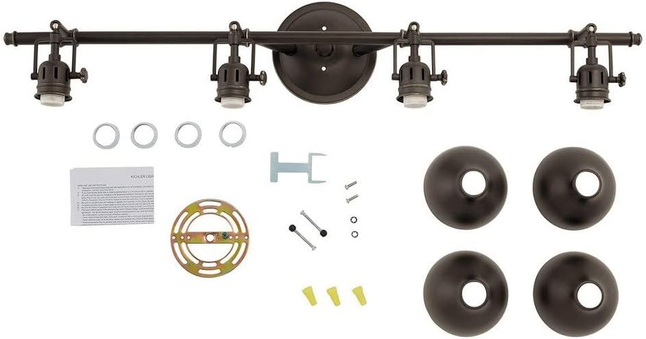 Kichler Hatteras Bay 31.25" 4 Light Halogen Fixed Rail Light Olde Bronze®