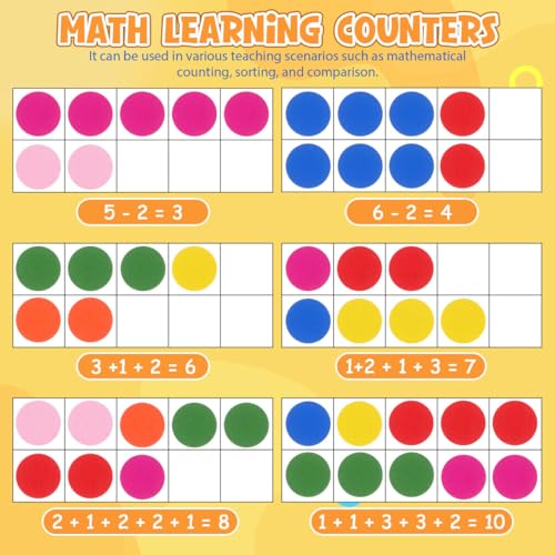 STOBOK 100 stücke Holz Zählen Stück Bunte Kreise Chips Bingo Chips Lernen Lehre Spielzeug für Schüler (mischfarbe)