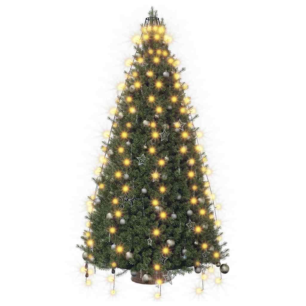 Rete luminosa per albero di Natale, con 210 LED, colore bianco
