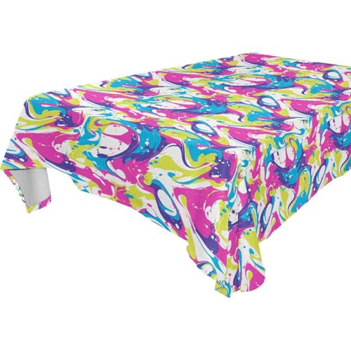 Nappe de table lavable et décorative Bright Stir Art format rectangulaire - 2