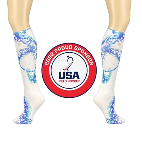 Hocsocx Simple Swirl Performance Liner Socks Moisture Wicking Protection For Field Hockey Soccer Ski Horseback Riding #TOP5