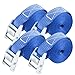 Cartman 1" x 12' Lashing Straps Up To 600lbs,4pk Blue
