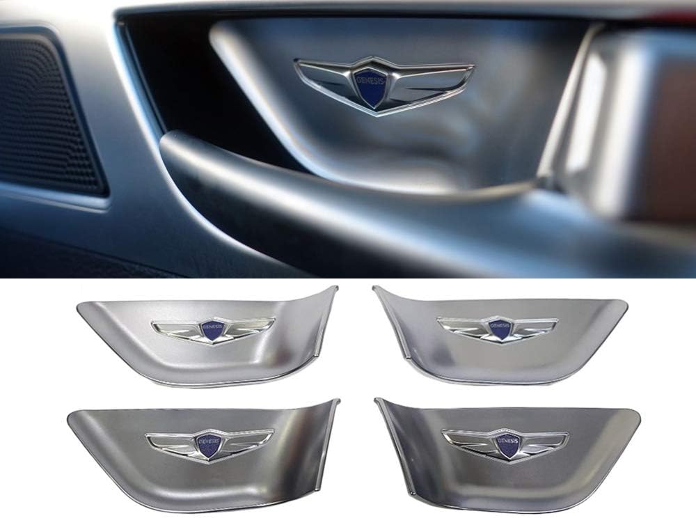 Tauro Door Catch Plate Logo Interior Panel (Fits: Hyundai 2015-2019 Genesis G80)