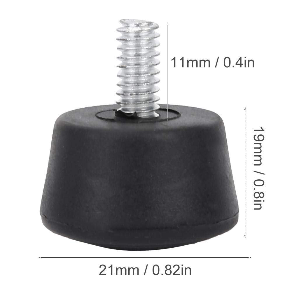 Pad Antiscivolo Universale in Gomma M8 Spike Foot Pad, Portatile Resistente Stabile 1 / 4in / 3 / 8in Foot Pad Accessorio Fotografico per treppiede Monopiede, Outdoor/Indoor di Pollice)