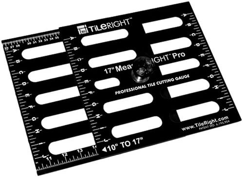 TR0004 Measure Right Pro 10-Inch to 17-Inch Tile Setter Template