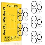 YWXTW [5 Pack] Camera Lens Protector Compatible with iPhone 13 Pro Max 6.7' / 13 Pro 6.1' Tempered Glass, [Night Shooting Mode] Case Friendly, High Definition
