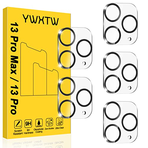 YWXTW [5 Pack] Camera Lens Protector Compatible with iPhone 13 Pro Max 6.7