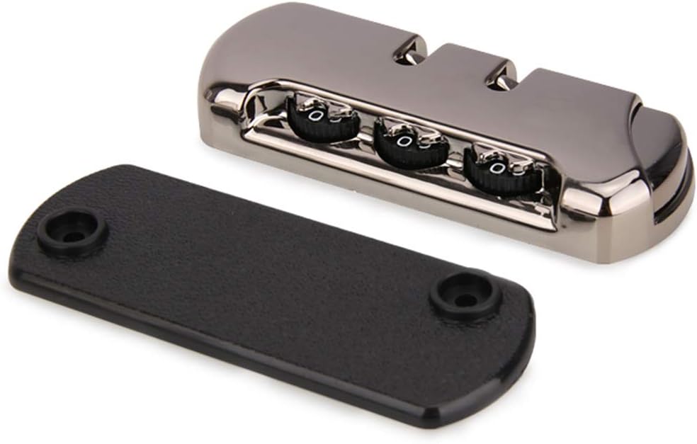 Suitcase Lock,Combination Lock, Set of A Pair S022#(DL) Password Lock Replacement suitcases/Luggage Lock for Suitcase Pull Rod Box Trunk Box DIY (Black)(Black)