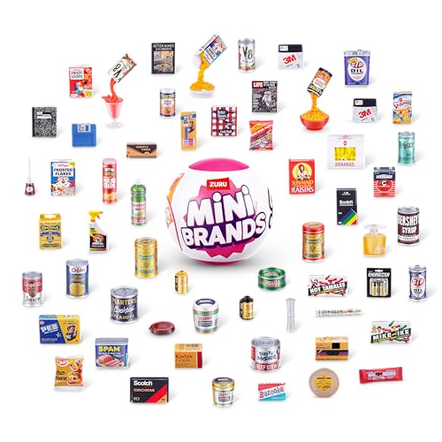 image for Mini Brands Retro 2 Pack Capsule with 60+ Mystery Mini's to Collect, R