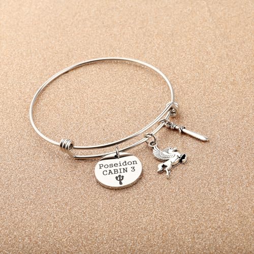 TGBJE Greek Mythology Lover Gift Camp Horse Jewelry Percy Fans Gifts Poseidon Cabin 3 Bracelet4