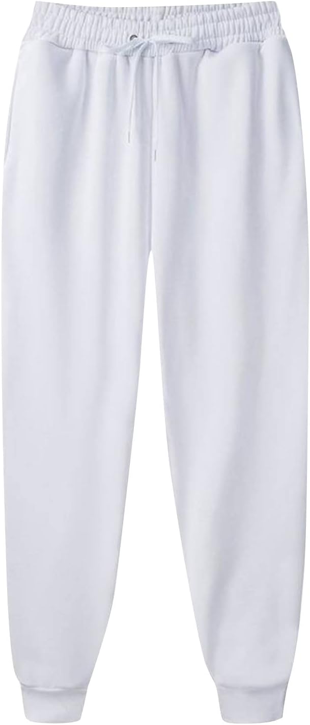 Ymosrh Men's Sweatpants Fleece Large Size Sweatpants Plush Thickening Cotton-Padded Trousers Casual Pants Joggers, S-4XL