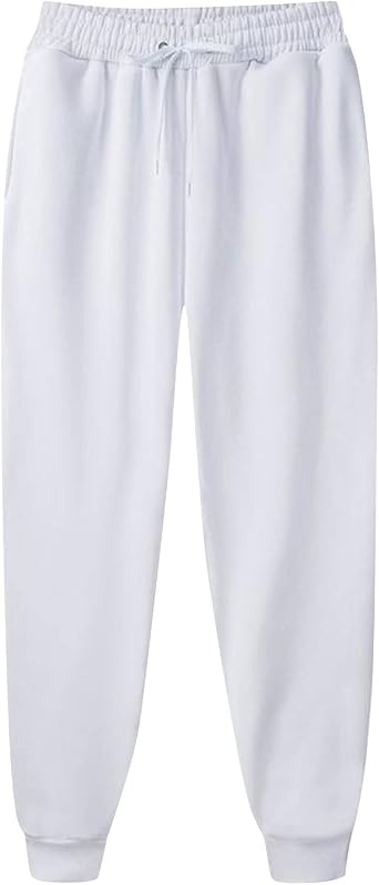 Ymosrh Mens Sweatpants Fleece Large Size Sweatpants Plush Thickening Cotton-Padded Trousers Casual Pants Joggers, S-4XL