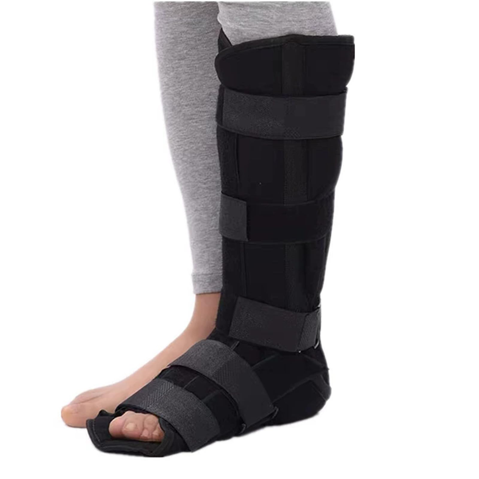 Tobillera para Hombre Y Mujer, Férula Nocturna para Fascitis Plantar, Inmovilizador Ortopédico para Dormir, Ideal para Fijación Ósea O Soporte En Caso De Fractura, Izquierda, L