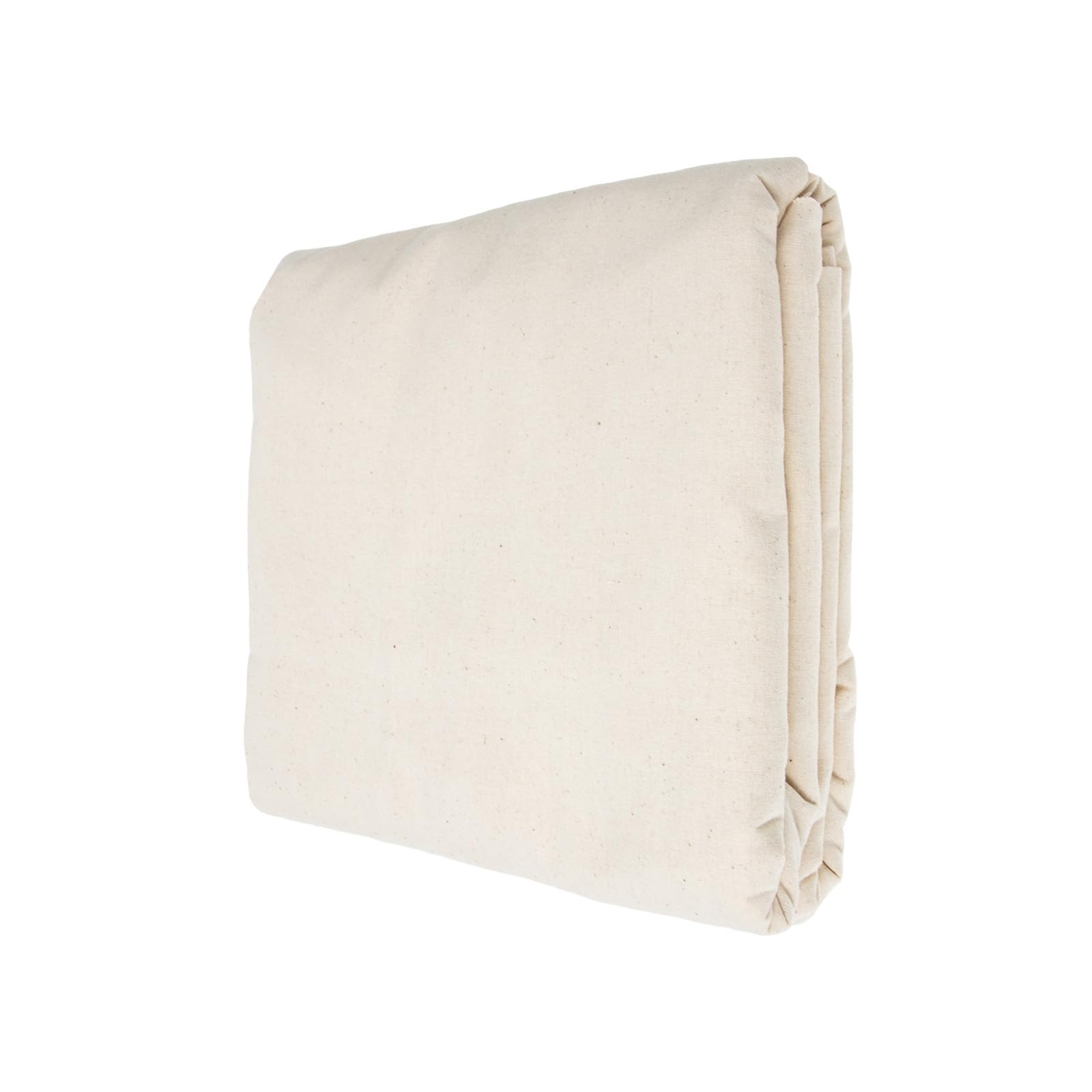 POPETPOP Bâche Peinture en Coton Réutilisable Beige 160X400Cm pour Couverture Sol et Meubles Éclaboussures Pendant Travaux