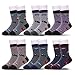 Produktbild Unisex Kinder Mädchen Jungen Warme Weiche Socken Dicke Thermo Cartoon Socken für Kinder Kleinkinder Baumwolle Wintersocken 6er Pack Gr. 1-3 Jahre, Kleines Auto