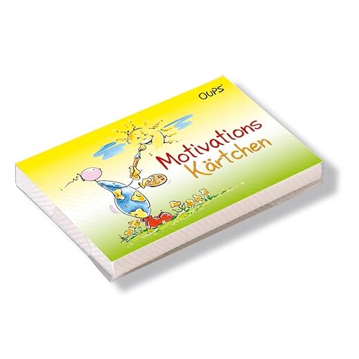 Oups Kärtchenbox: Motivations Kärtchen