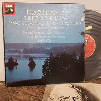 FRANZ BERWALD - MARIAN MIGDAL, ARVE TELLEFSEN, ROYAL PHILHARMONIC ORCHESTRA, ULF BJORLIN The four symphonies / piano concerto / violin concerto / overtures and tone poems, 4x 12" vinyl LP. SLS5096
