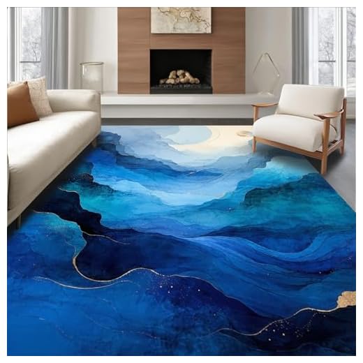 ODIKA Low Pile Area Rug, 2x3 Feet