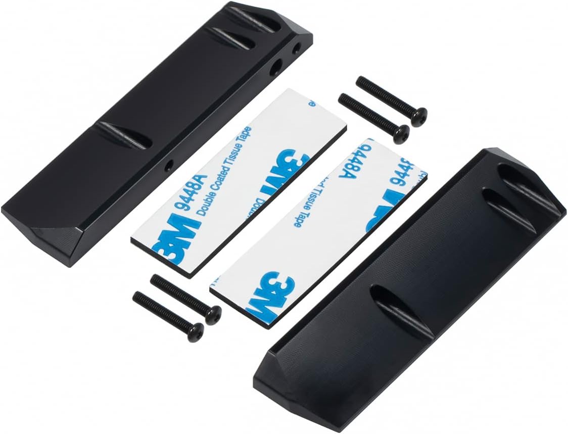 2PCS TRX4M Side Pedal POM Rock Sliders ESC Battery Receiver Expansion Side Plate for 1/18 RC Crawler TRX4M Defender Upgrades