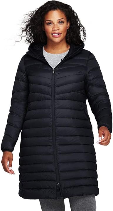 lands end packable down coat