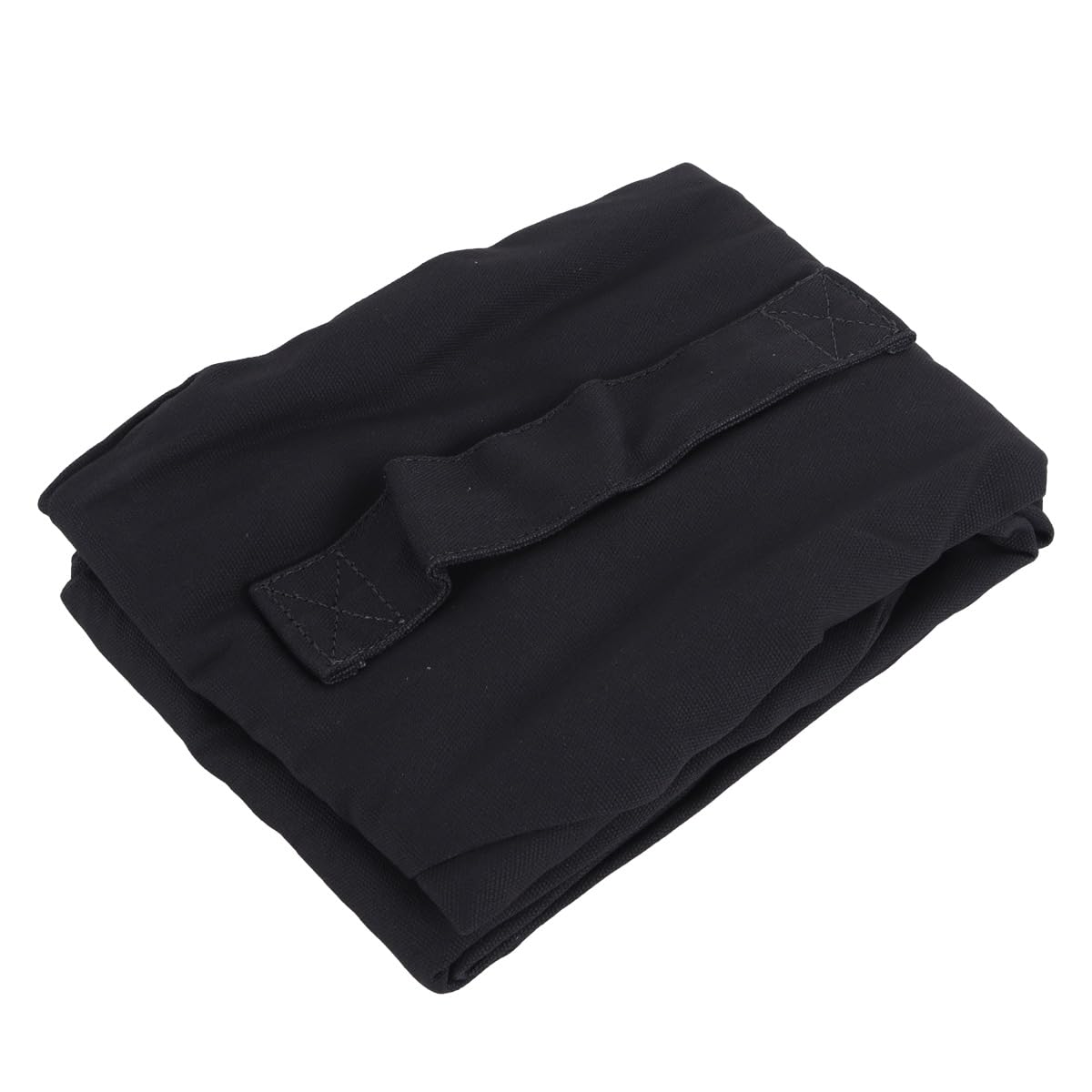 Housse de protection pour ballon de yoga de 65 cm, en tissu de coton respirant avec poignée de transport pour vos séances de fitness (gris foncé)
