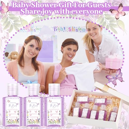 Demissle 30 Pcs Butterfly Baby Shower Favors Butterfly Wildflower Mini Aloe Vera Gel Travel Size Baby Shower Thank You Gifts Bulk for Guests Return Gifts for Gender Reveals Party Birthday Party