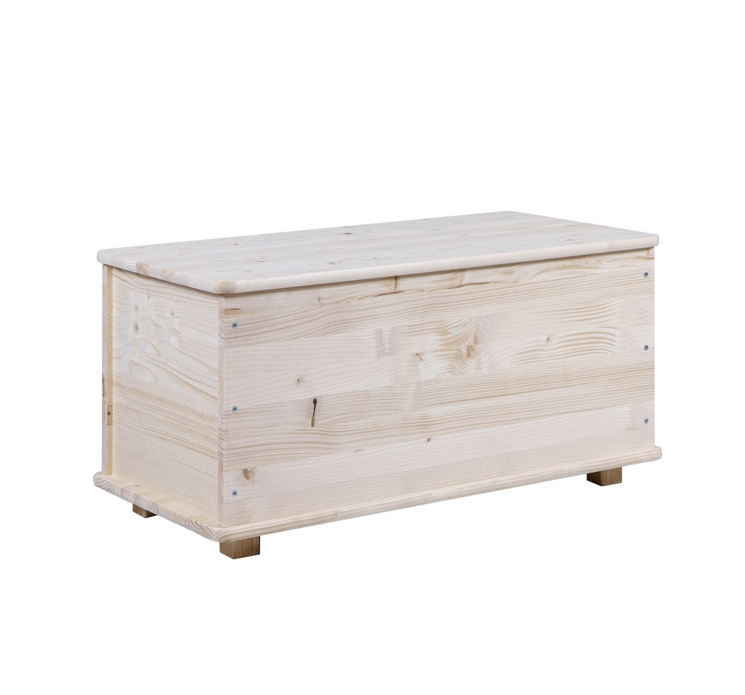 Arredo Stock Baule Contenitore portatutto in Legno (90x45x45 cm)