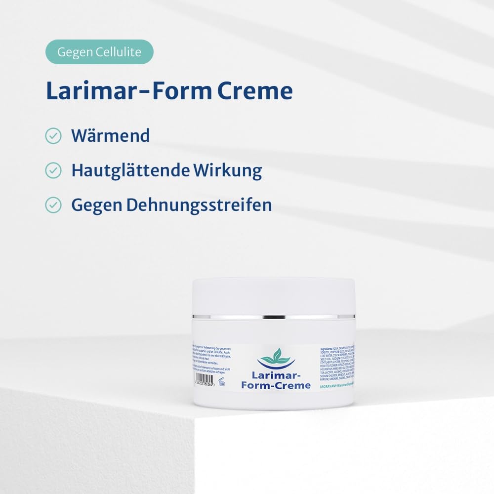 Larimar-Form-Creme | Körpercreme für straffere Haut | pflegend & entschlackend | 250ml