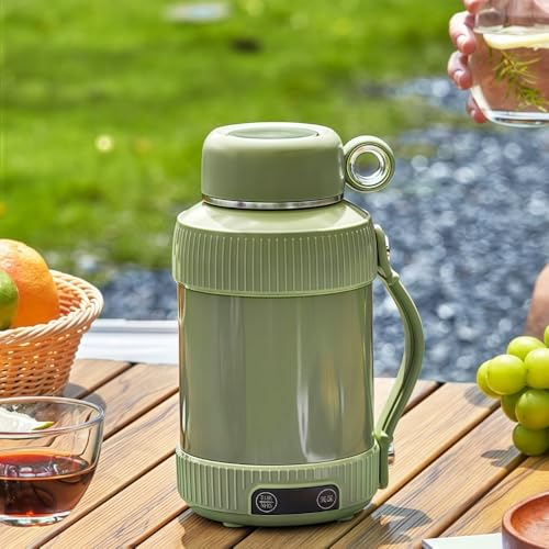 VGVG �d�C�|�b�g1.2L ���������P�g�� �ƒ�p �X�e�����X�� 40���`100����6�i�K���x���� �}������ 10���ԕۉ� �������J���^�� �f�W�^���f�B�X�v���C�A�d�C�P�g���Ƃ��Ă��ۉ��{�g���Ƃ��Ă��g���� (�O���[��)