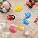 GOGHOST Easter Wooden Egg Shakers Set(6 Pcs), 4 Easter Eggs and 2 Maracas | Hand Percussion Instruments for Practice & Performance